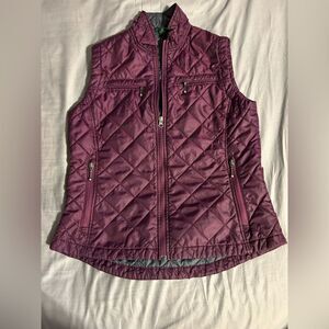 Woolrich Women's Purple Quilted Vest Size M